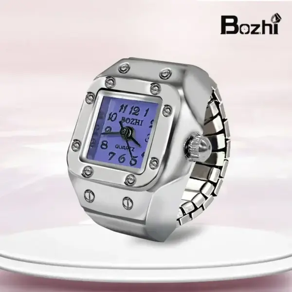 Vintage Punk Quartz Finger Watch Ring for Men Women - Image 12