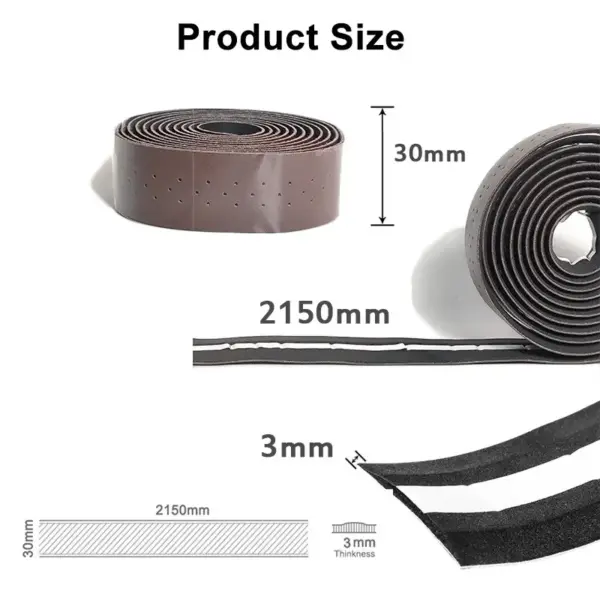 Outdoor Cycling Handlebar Tape with Bar Plugs - Image 6