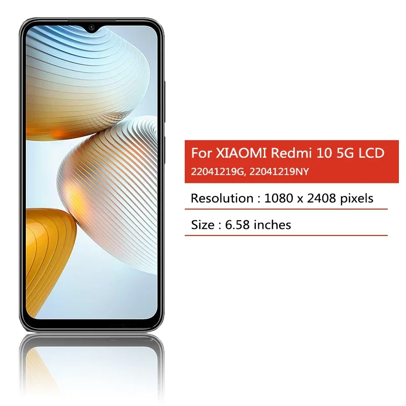6.58 inches Redmi 10 5G LCD Touch Screen Replacement 2 6.58 inches Redmi 10 5G LCD Touch Screen Replacement - Image 2