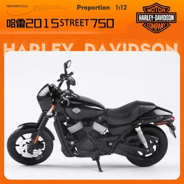 Maisto 1:12 Harley-Davidson Alloy Motorcycle Model - Image 8