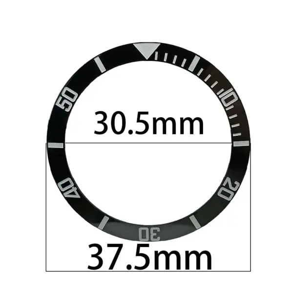 37.5mm Tilt Ceramic Aluminum Watch Bezel Insert - Image 5