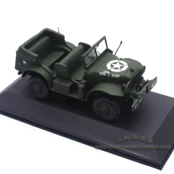 Sun Star 1:43 Military Tank Model WC51 WC57 Army Vehicle - Image 4