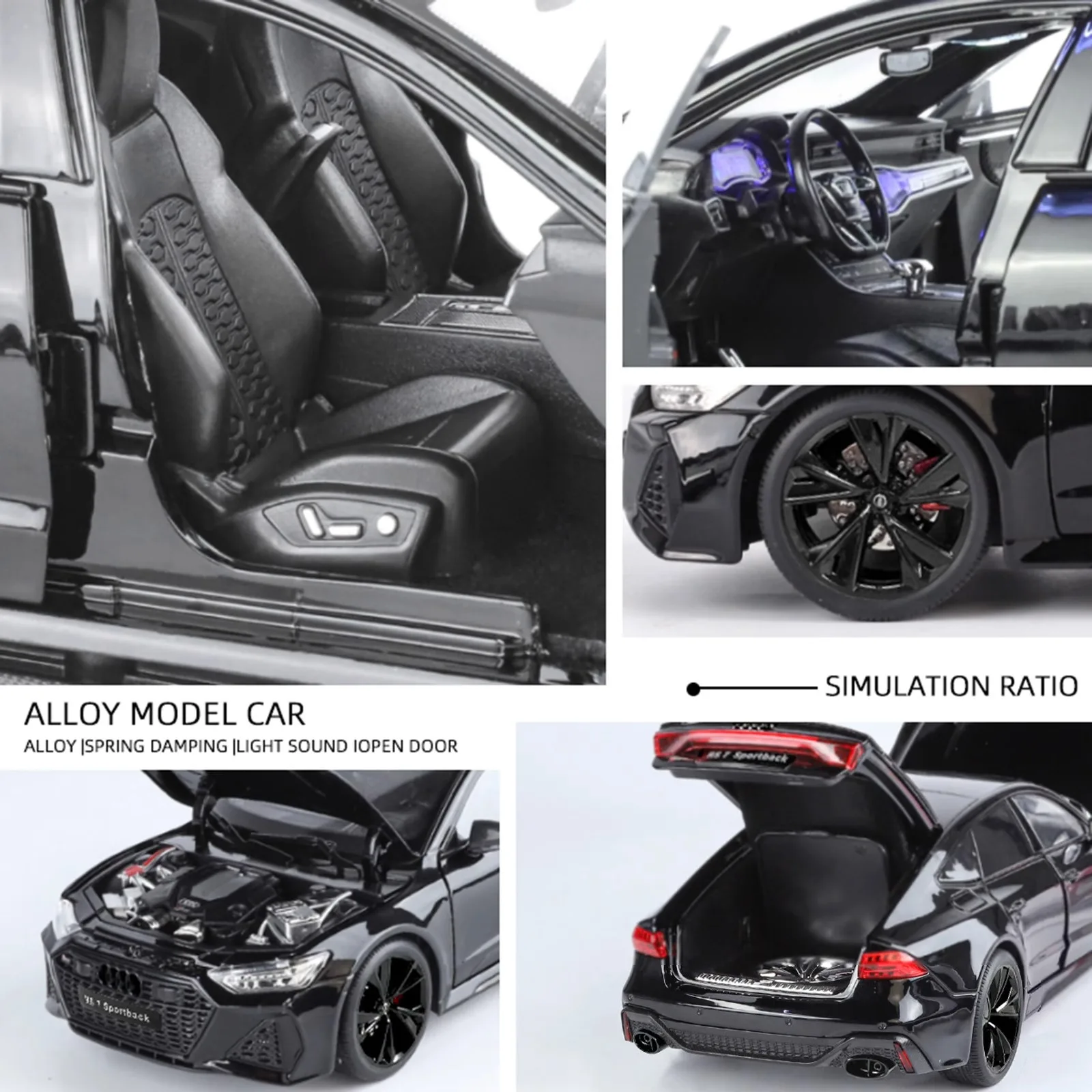 1:18 AUDI RS7 Sportback Diecast Model Car 4 1:18 AUDI RS7 Sportback Diecast Model Car - Image 4