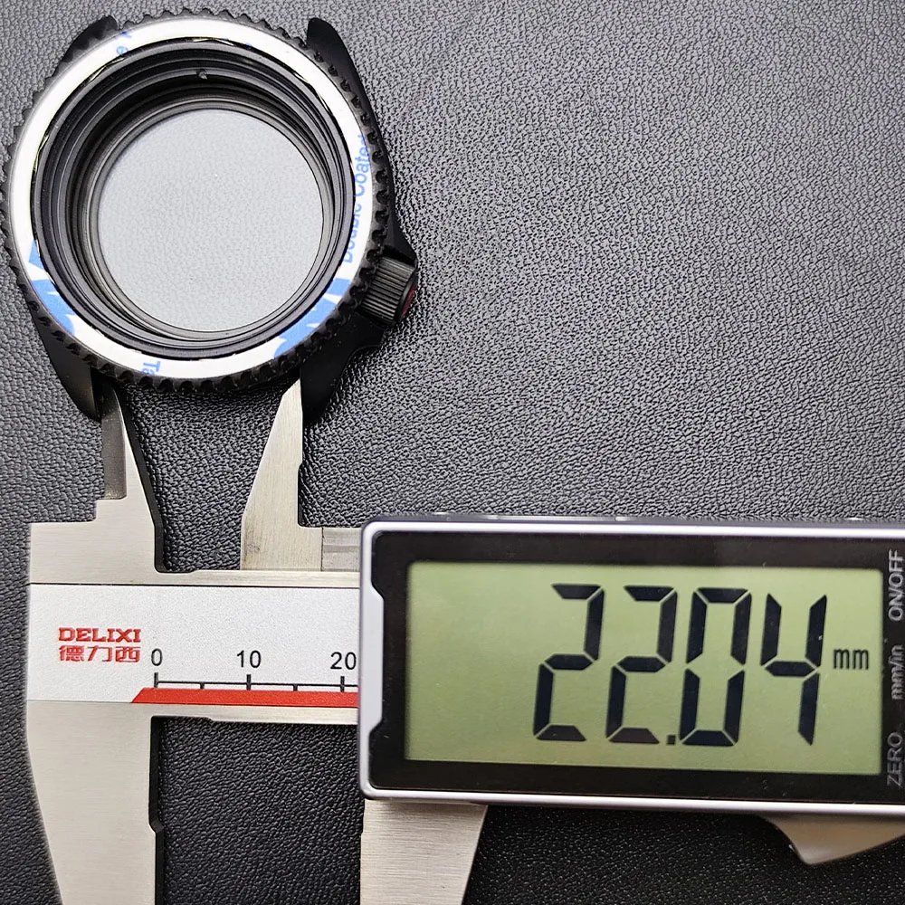 42mm Black Matte Watch Case for NH35 Movement 6 42mm Black Matte Watch Case for NH35 Movement - Image 6