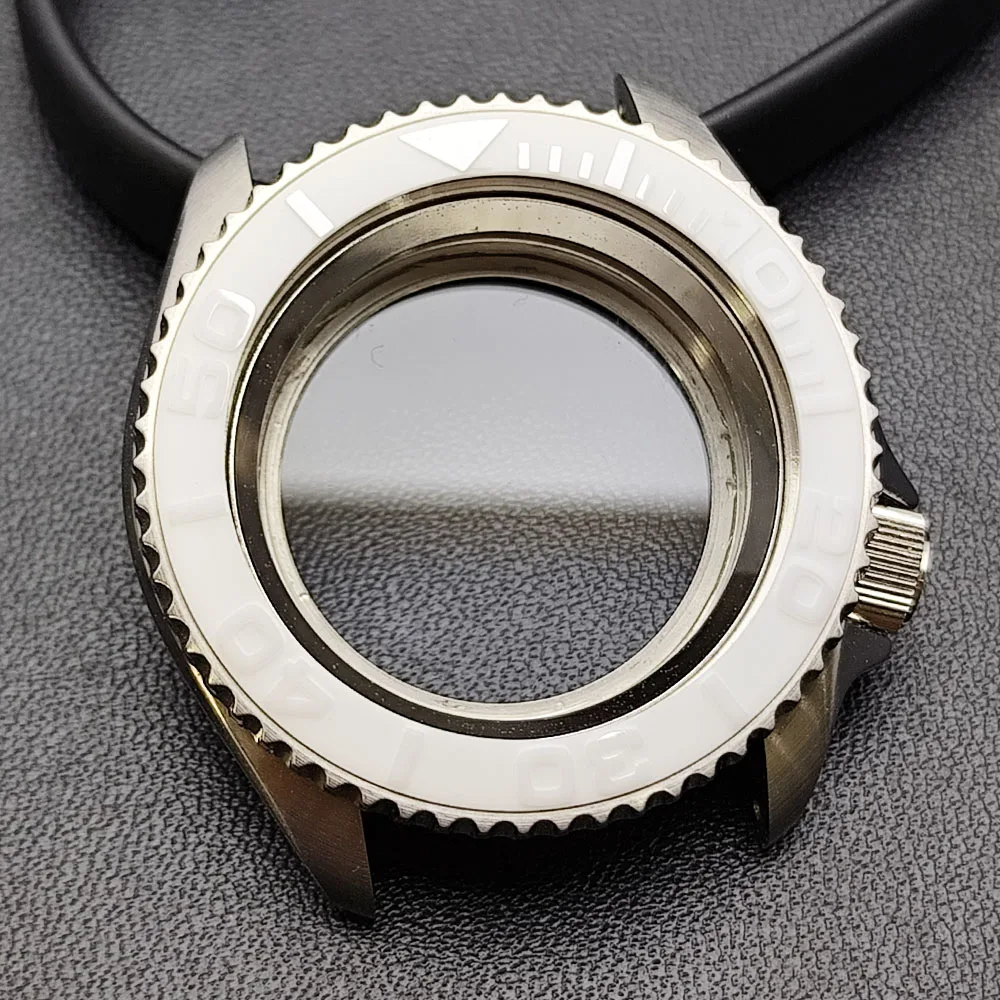 42mm Black Matte Watch Case for NH35 Movement 7 42mm Black Matte Watch Case for NH35 Movement - Image 7