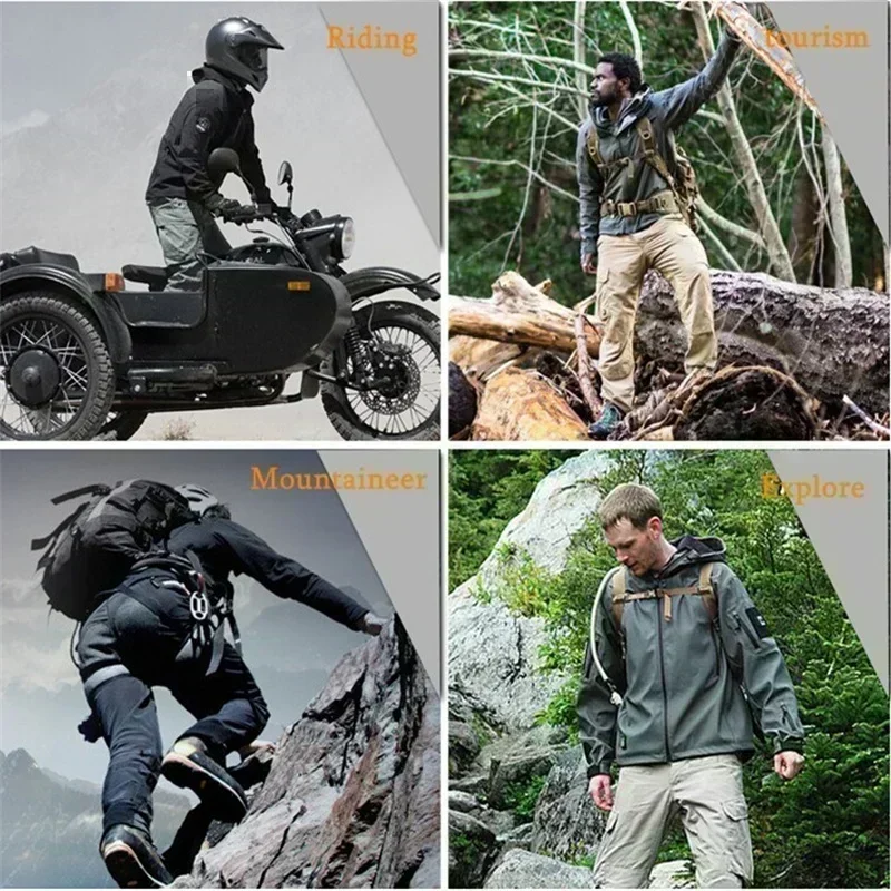 Military Shark Skin Albania Flag Jacket for Men 4 Military Shark Skin Albania Flag Jacket for Men - Image 4