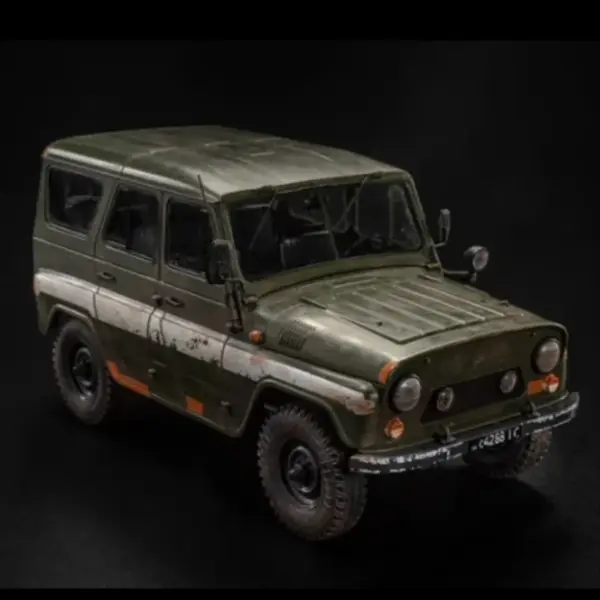 Desert Escape Classic Jeep Diecast Model - Image 7