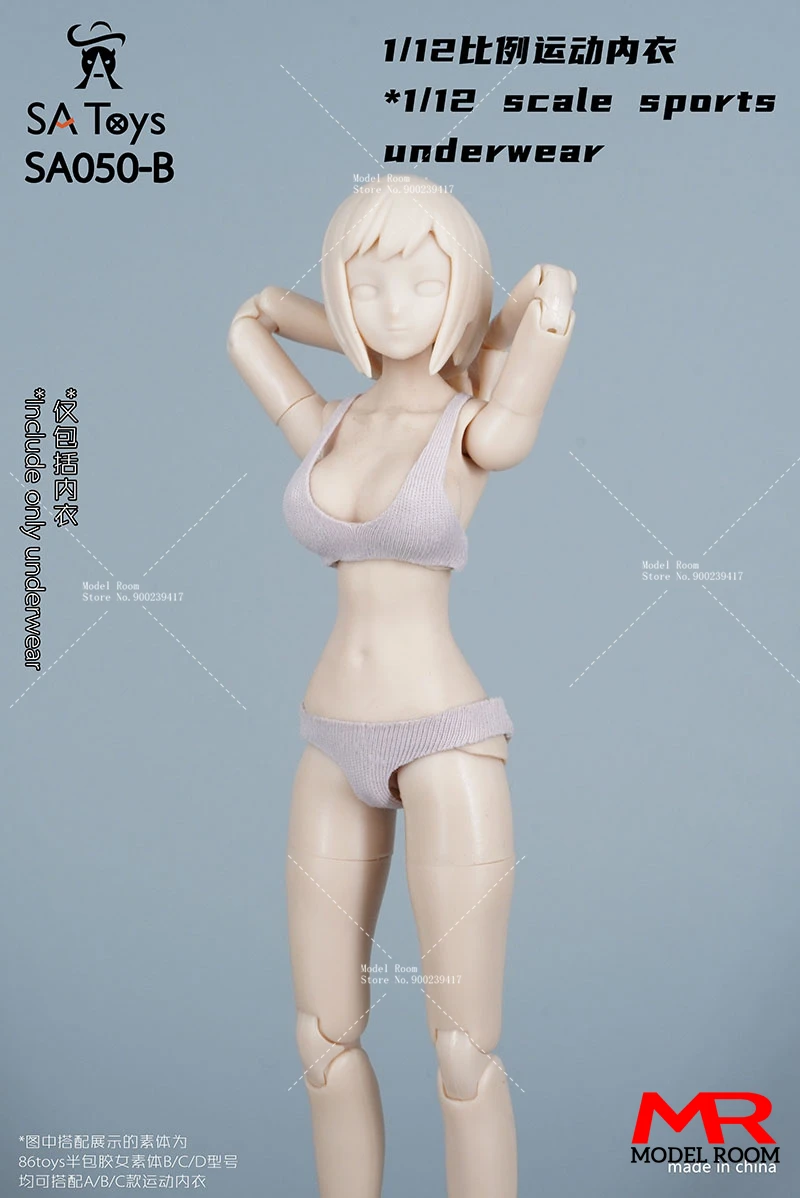 SAtoys 1/12 Female Sports Underwear Set 2 SAtoys 1/12 Female Sports Underwear Set - Image 2