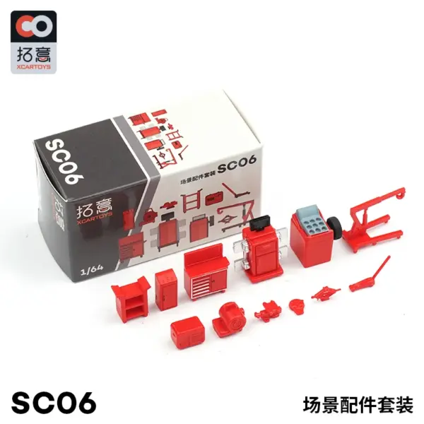 Xcartoys 1/64 Repair Shop Diorama Kit - Image 2