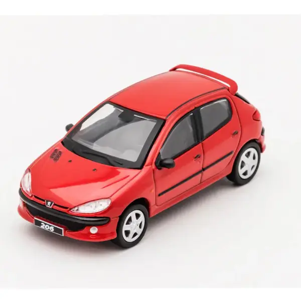 Shadow 1:64 Peugeot 206 Alloy Model Car - Image 7