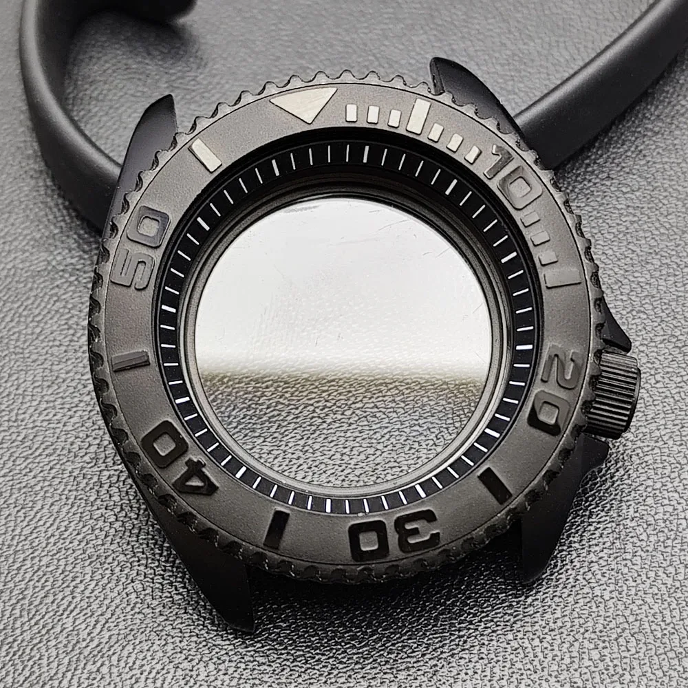 42mm Black Matte Watch Case for NH35 Movement 81 42mm Black Matte Watch Case for NH35 Movement - Image 81