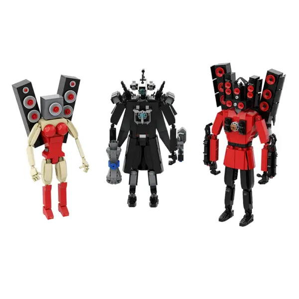 Gobricks Skibidi Toilet Man Building Block Set - Image 4