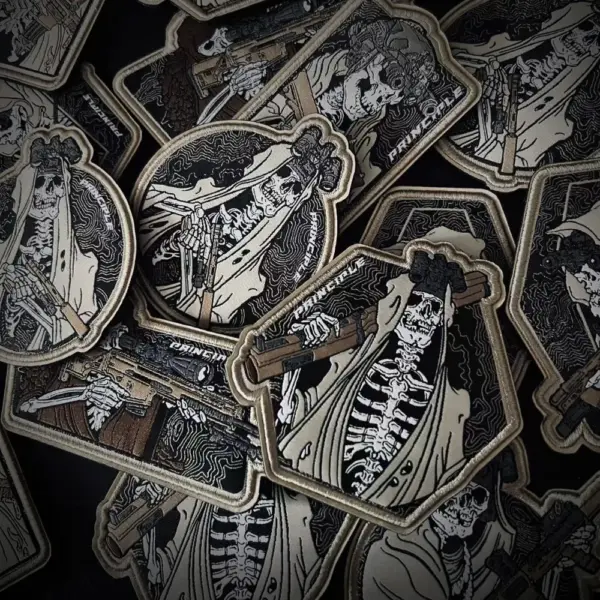 Skull Warrior Tactical Patch for Military Gear - Image 2