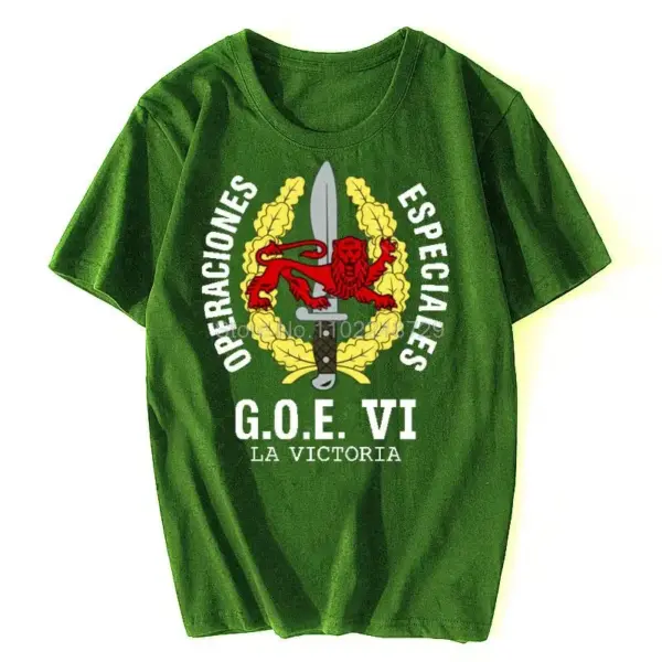 Spanish Legion GOE VI T-Shirt Men Summer Cotton - Image 9