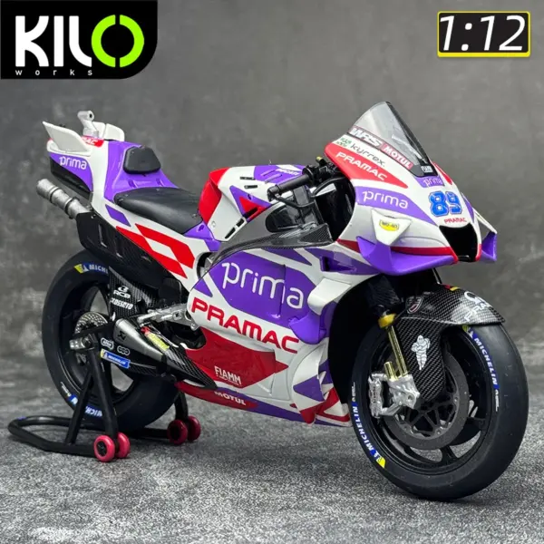 KILO Works Ducati GP Motorcycle Model 1/12 - Image 5