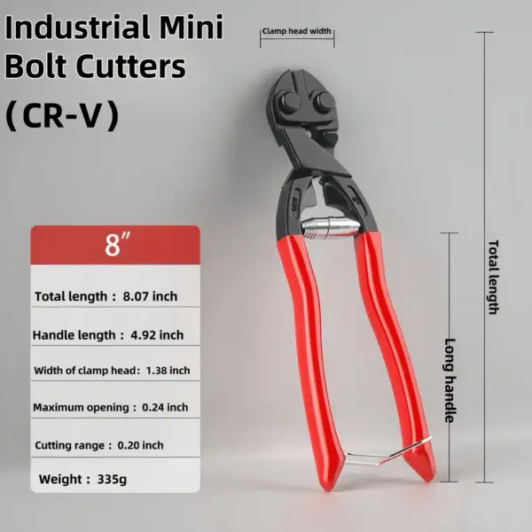 8-Inch Diagonal Cutting Pliers for Wire Cutting - Image 8