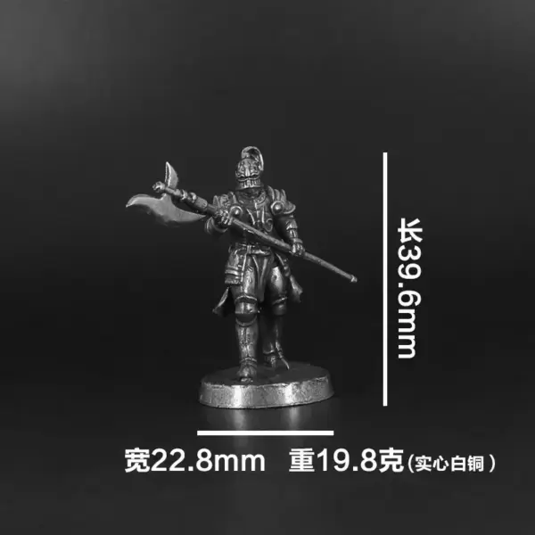 Knights of The Legion Metal Soldier Minifigure Display - Image 8