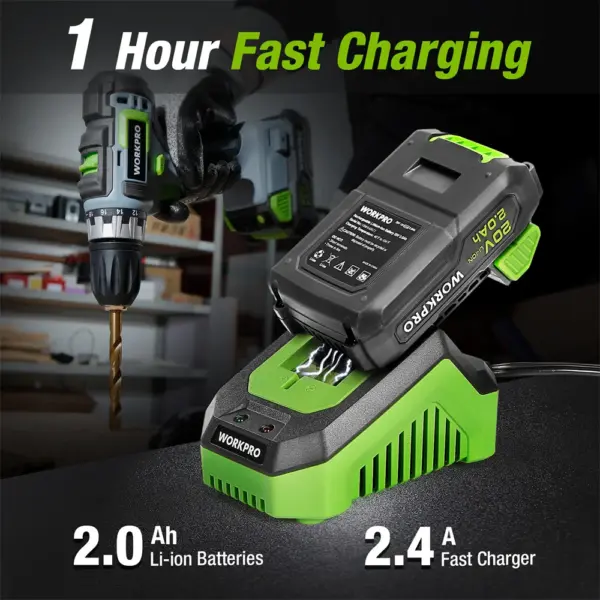 20V Cordless Drill & Impact Driver Kit W004578A - Image 3