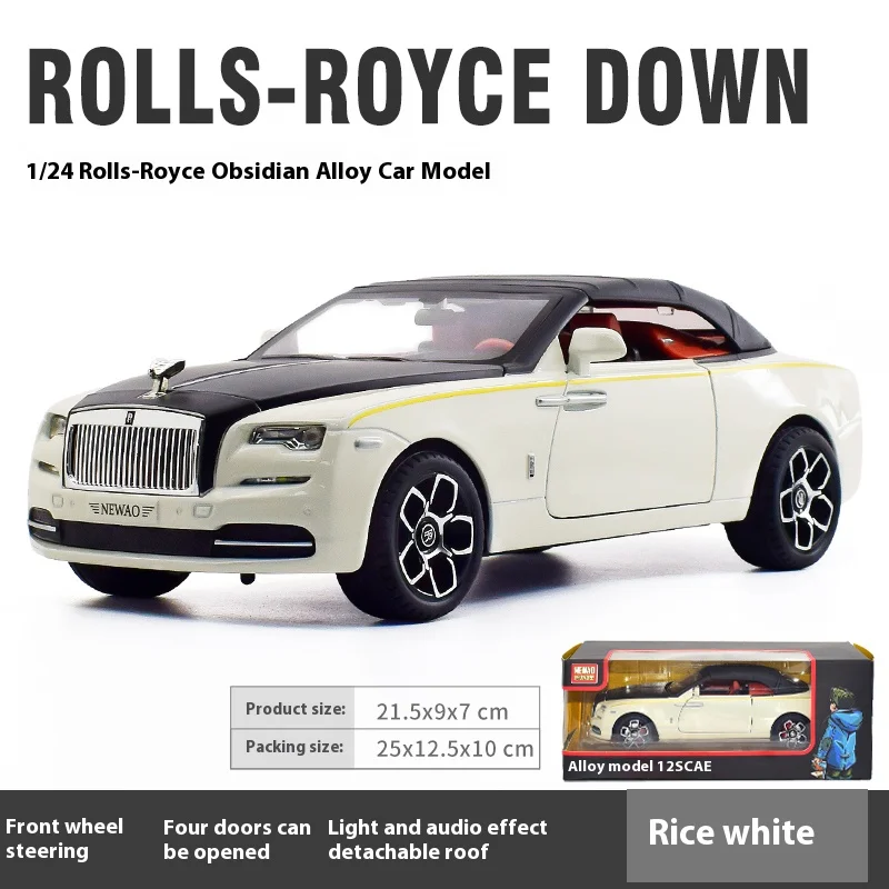 1:24 Rolls Royce Dawn Diecast Model Car 8 1:24 Rolls Royce Dawn Diecast Model Car - Image 8