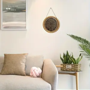 Whimsical Wooden Door Sign with Santa and Elf 11 Sa5db47a30cc1415ca9d5acc420ed4169n