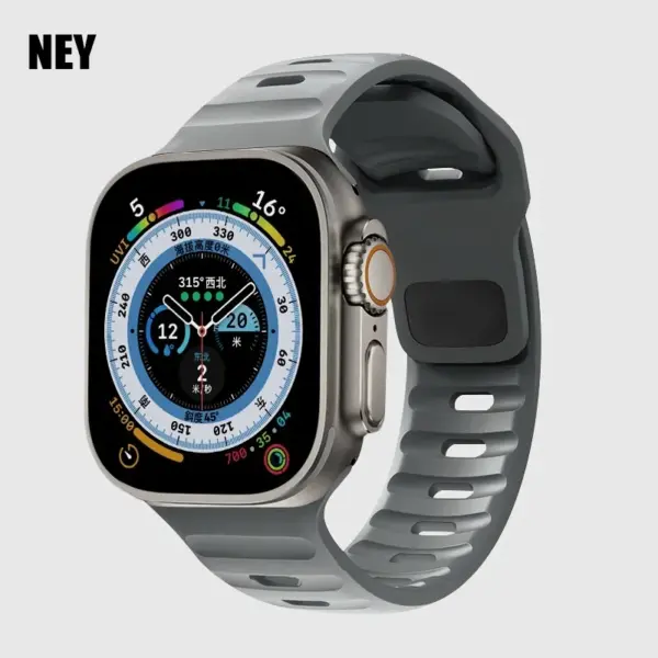 Silicone Sport Band for Apple Watch Series 8-1 - Image 13