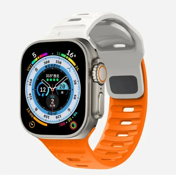Silicone Sport Band for Apple Watch Series 8-1 - Image 29
