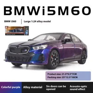 1:24 BMW I5 M60 Xdrive Diecast Model Car 21 Sa616f3d9461d4b29be74b0f447dbb18bF