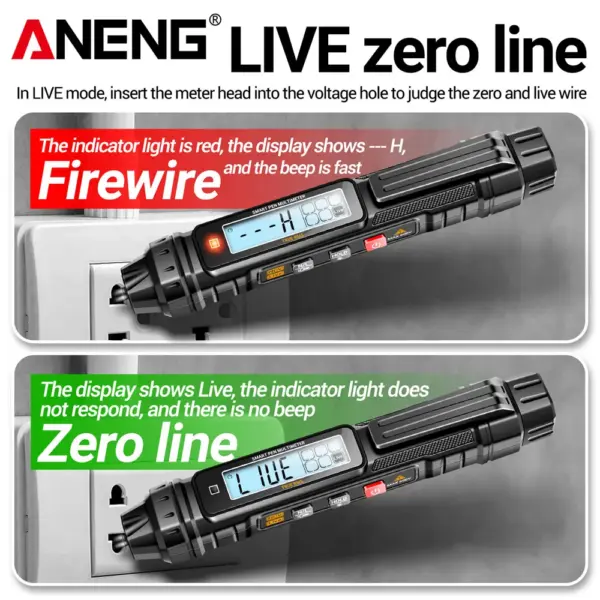 ANENG A3005 Digital Multimeter Pen Type 4000 Counts - Image 2