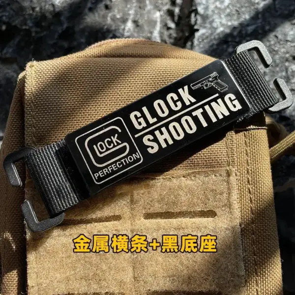 GLOCK Metal T-34 Morale Patch Hook & Loop Badge - Image 4