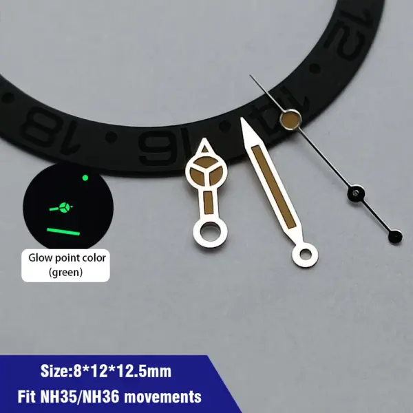 Green Luminous Watch Hands for NH35 NH36 Movement - Image 14