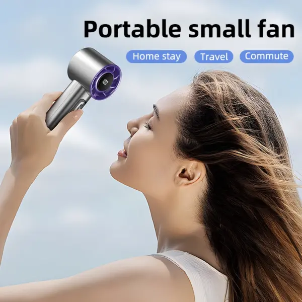 Xiaomi Mini Handheld Turbo Fan F08 with LED Display - Image 5