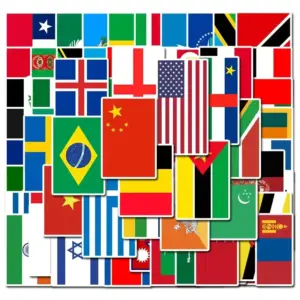 Flags Sticker Set for Indoor Outdoor Use 10 Sa72932d518bb490e84fe7836fa4d4bfbb