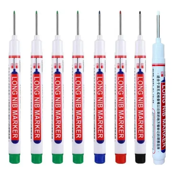 8Pcs Deep Hole Marking Pens for Metal and Wood - Image 20