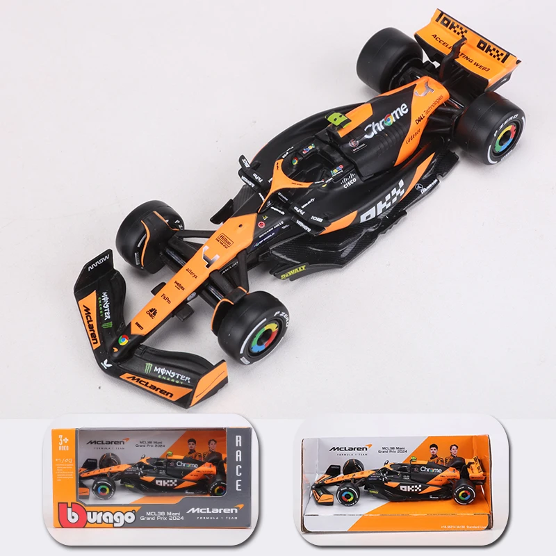 Bburago 1:43 McLaren MCL38 F1 Model Car No.81 11 Bburago 1:43 McLaren MCL38 F1 Model Car No.81 - Image 11