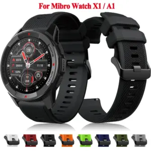 22mm Silicone Sport Strap for Mi Bro Mibro X1/A1