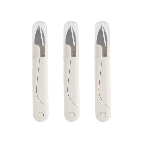 Stainless Steel Spring Scissors with Cover - Image 8