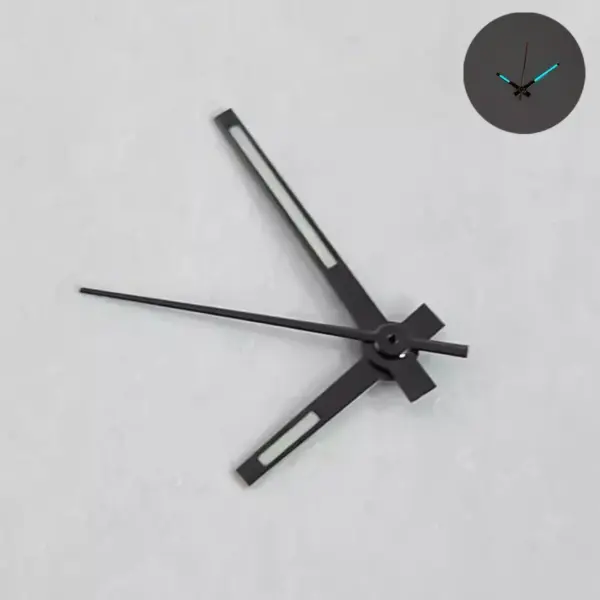 NH35/NH36/4R/7S Watch Hands Set Rose Gold Silver Green Luminescence - Image 8