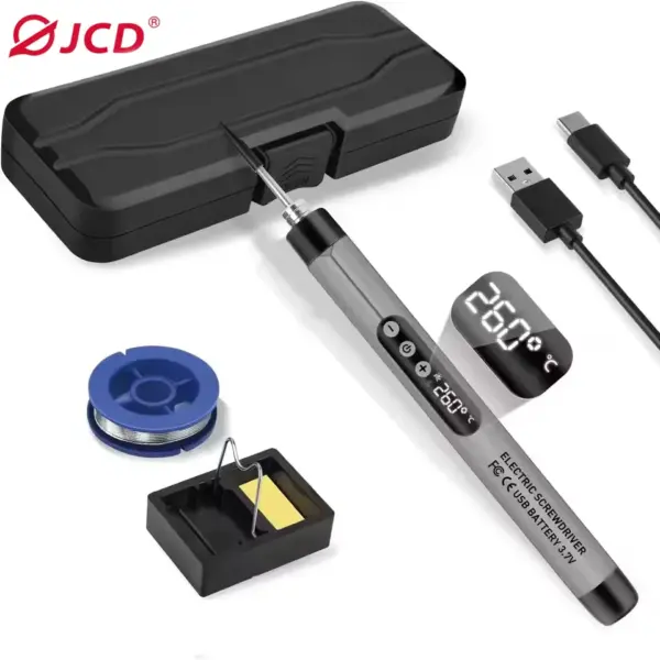 USB-C200L Cordless Digital Soldering Iron with Adjustable Temp - Image 7