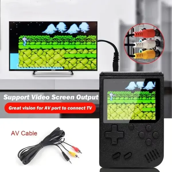 Retro Handheld Video Game Console with 400 Games - Image 3