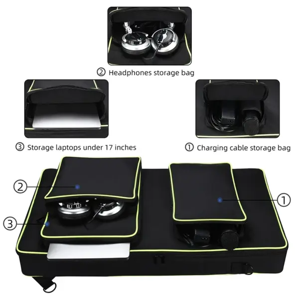 Portable DJ Controller and Headphone Travel Case - Image 3
