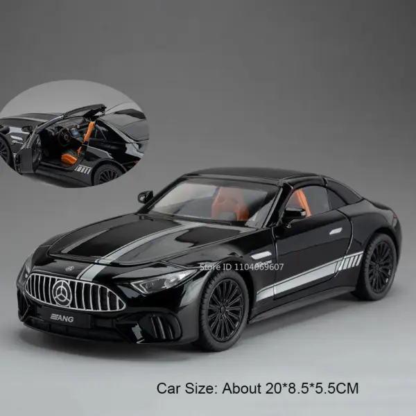 1:22 Scale Z4 SL63 Alloy Diecast Toy Car with Sound and Light - Image 7