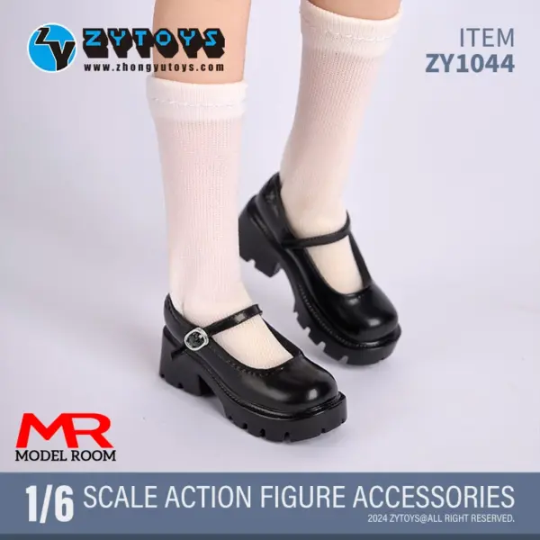 ZYTOYS 1/6 Scale Leather Shoes for Female Action Figures - Image 3