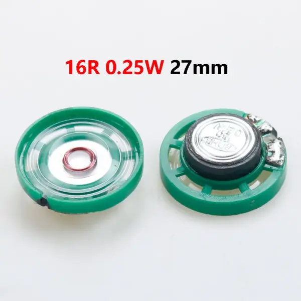 Green Round 8-32 Ohm Toy Car & Doorbell Speaker Set - Image 10