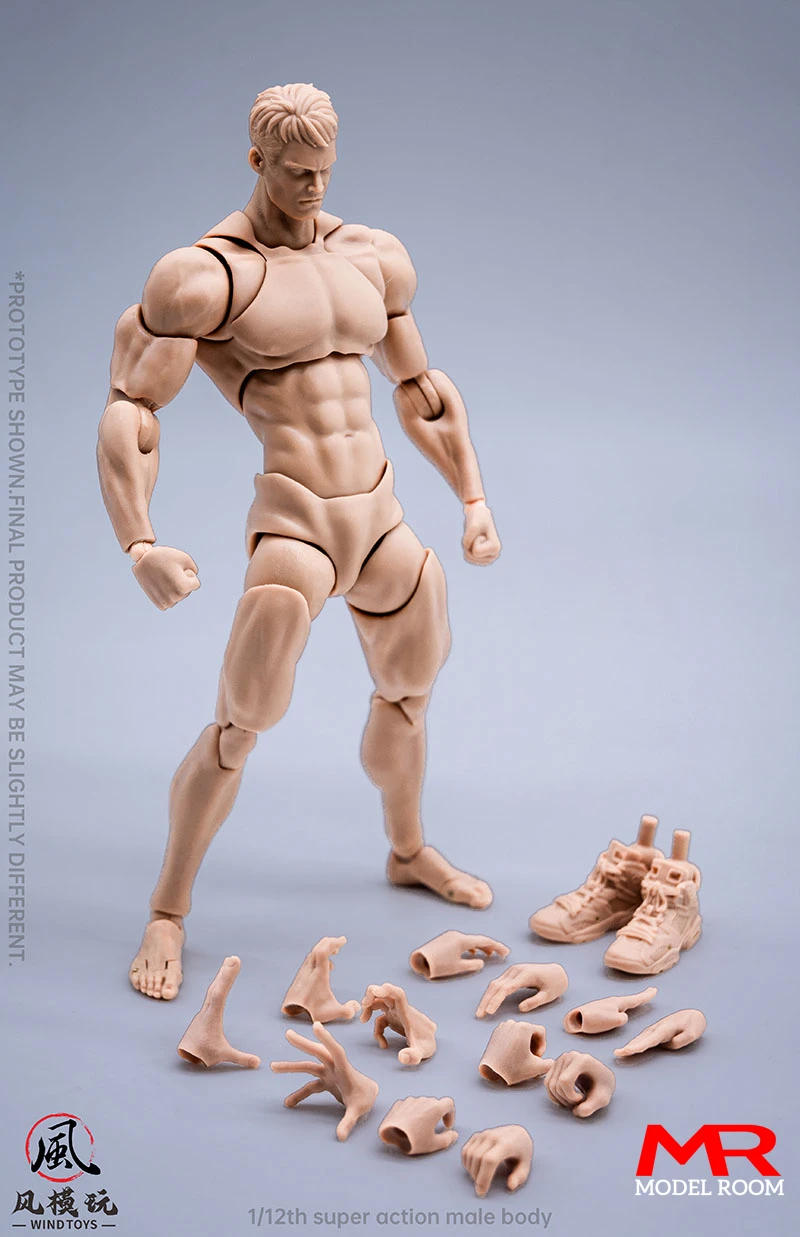 Wind Toys 1/12 Male Action Figure Kit 7 Wind Toys 1/12 Male Action Figure Kit - Image 7