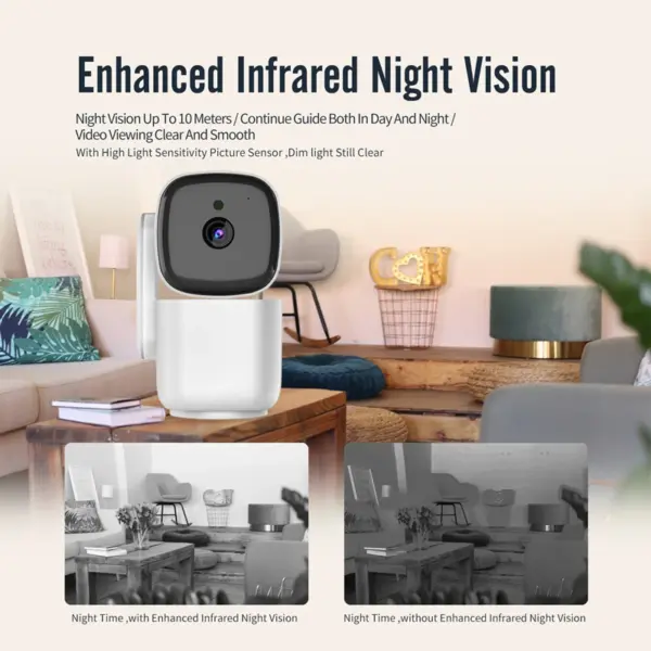 DIXSG 1080P Wifi Security Camera with Night Vision - Image 4