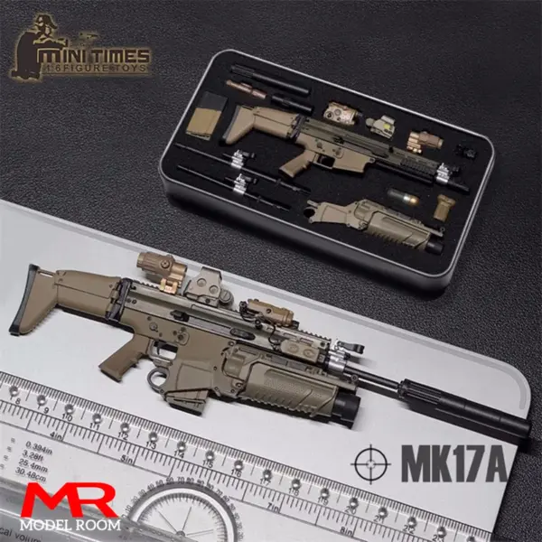 Mini Times Toys 1/6 MK16 MK17 MP7 Model Gun - Image 3