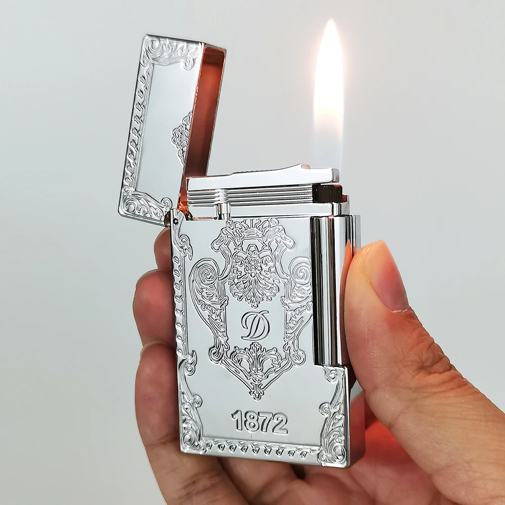 Solid Brass Engraved D Brand Lighter Model #108 7 Solid Brass Engraved D Brand Lighter Model #108 - Image 7