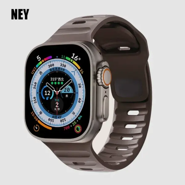 Silicone Sport Band for Apple Watch Series 8-1 - Image 25