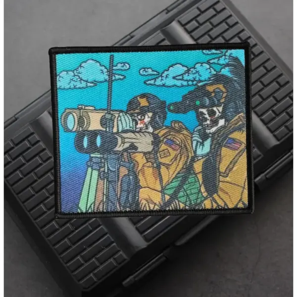 Skeleton Observer Tactical Patch for Clothing and Gear - Image 5