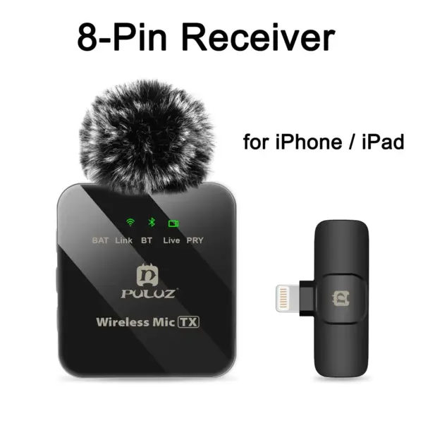 PULUZ PU645B Wireless Lavalier Microphone for Type-C Phones - Image 8